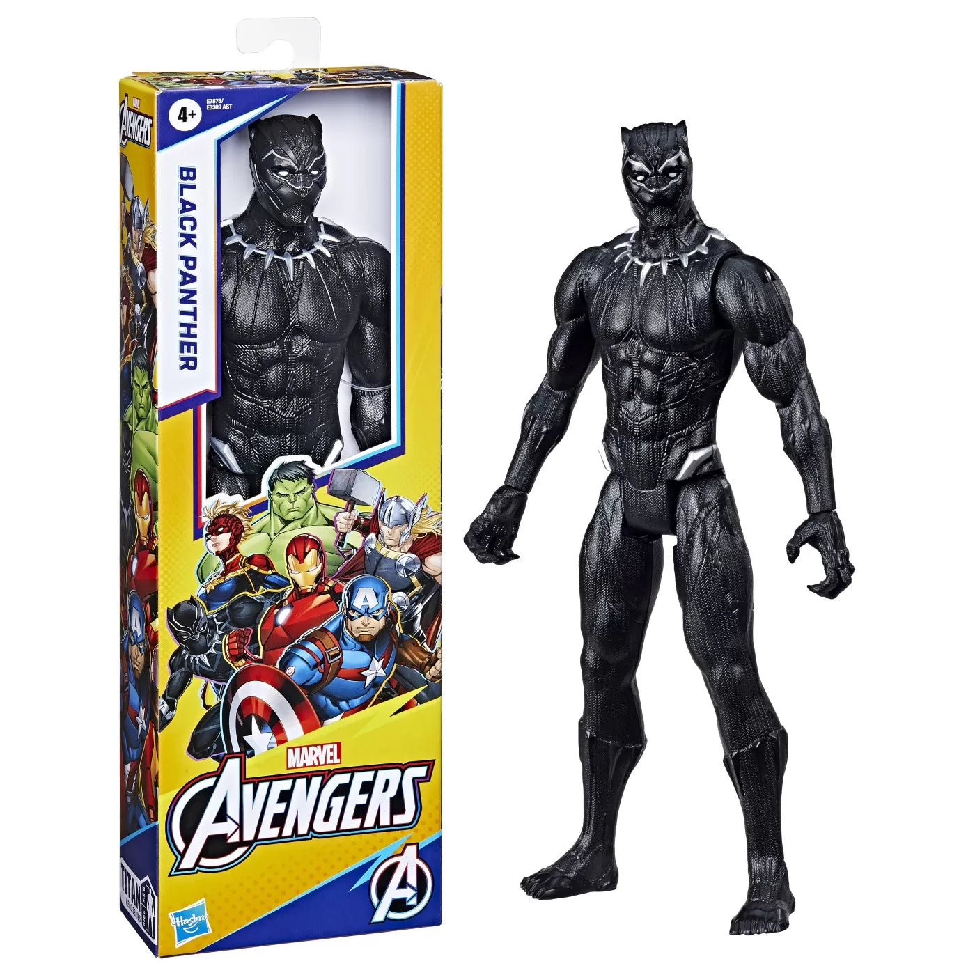 AVENGERS TITAN EROI DE FILM FIGURINA BLACK PANTHER 29CM, AVENGERS