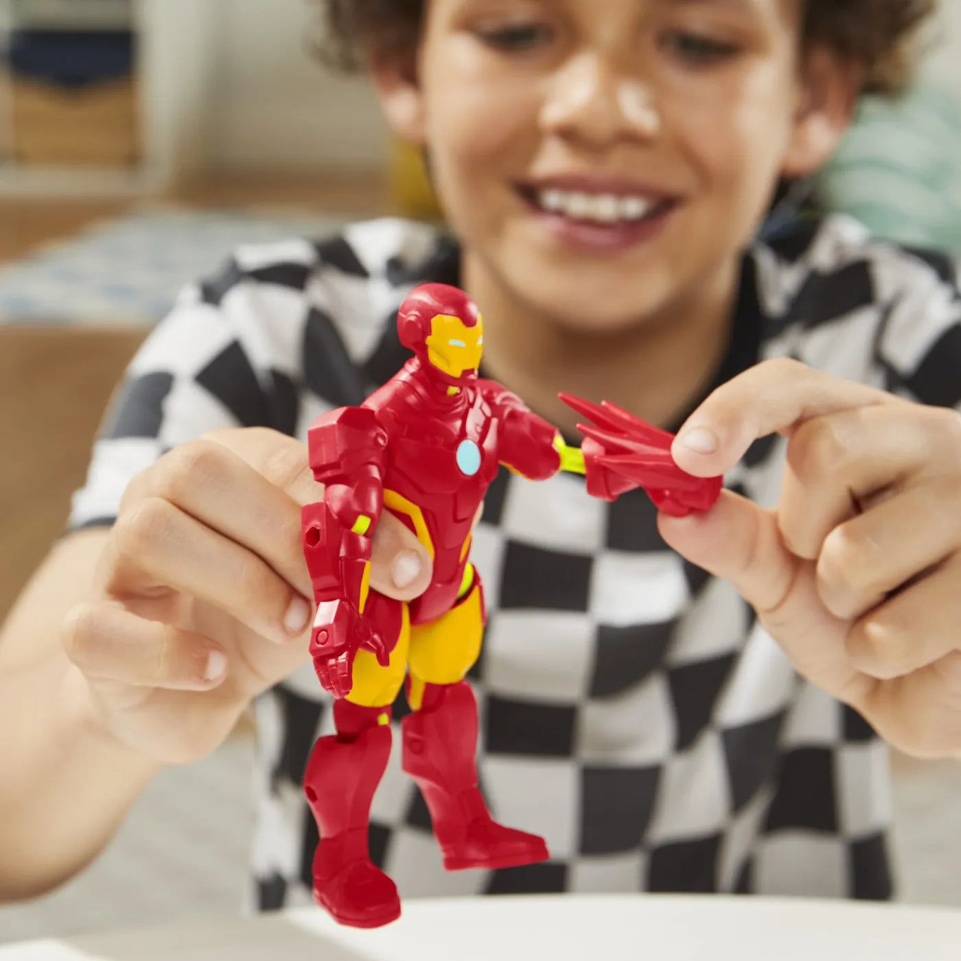 MARVEL AVENGERS MIX MASHERS FIGURINA IRON MAN 12CM, AVENGERS