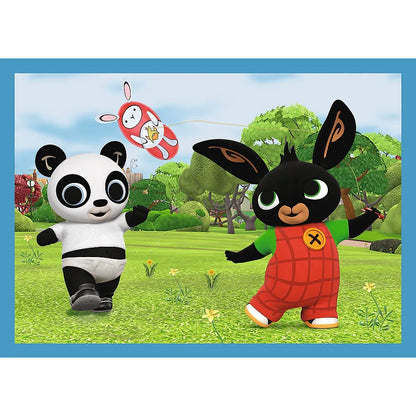 PUZZLE TREFL 4IN1 ACAMAR FILMS HAPPY BING, TREFL 4IN1