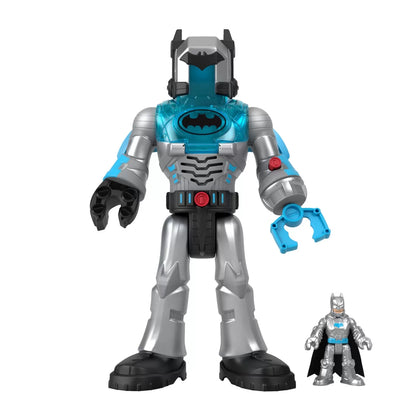 FISHER PRICE IMAGINEXT DC SUPER FRIENDS ROBOT BATMAN IN COSTUM GRI 30CM, FISHER PRICE - DC SUPER FRIENDS