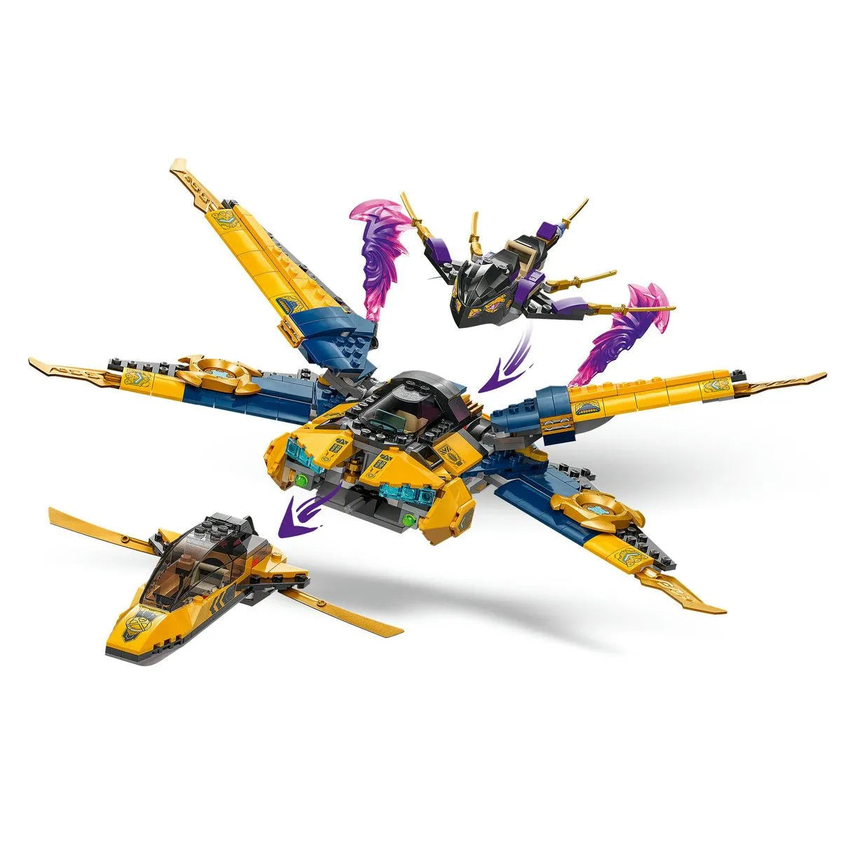 LEGO NINJAGO SUPERAVIONUL CU REACTIE AL LUI RAS SI ARIN 71833, LEGO NINJAGO