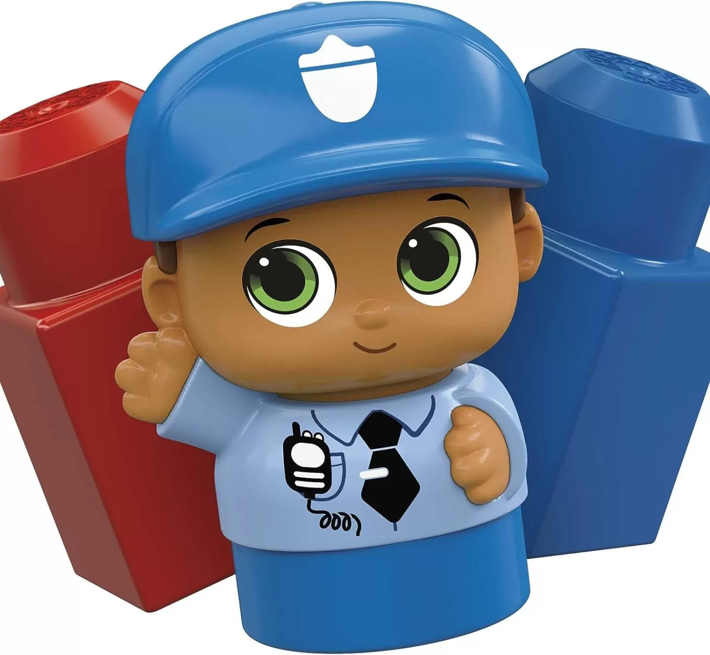 MEGA BLOKS FIRST BUILDERS VEHICUL PETER POLICE, MEGA BLOKS