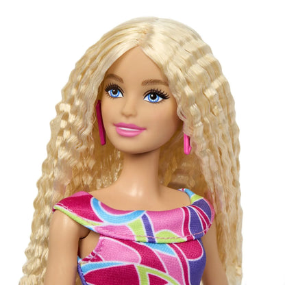 PAPUSA BARBIE FASHIONISTA CU PAR BLOND ONDULAT, BARBIE - FASHIONISTAS