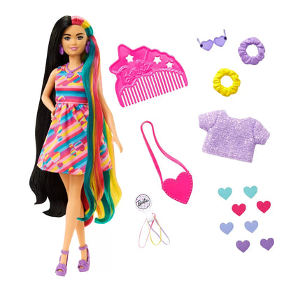 BARBIE TOTALLY HAIR PAPUSA BARBIE BRUNETA, BARBIE - TOTALLY HAIR