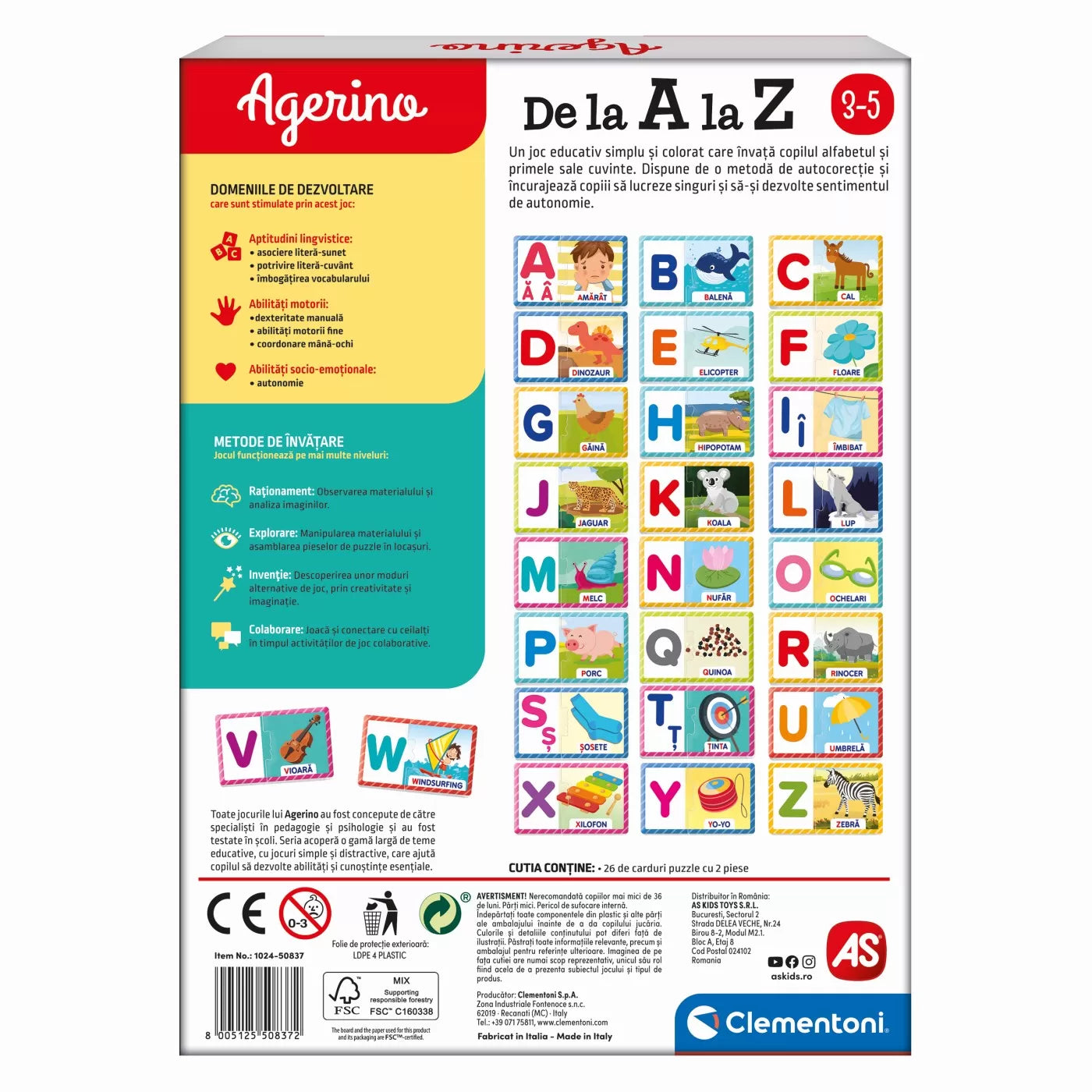 AGERINO DE LA A LA Z, CLEMENTONI