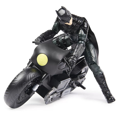 BATMAN FILM MOTOCICLETA LUI BATMAN SI FIGURINA BATMAN 30CM, BATMAN