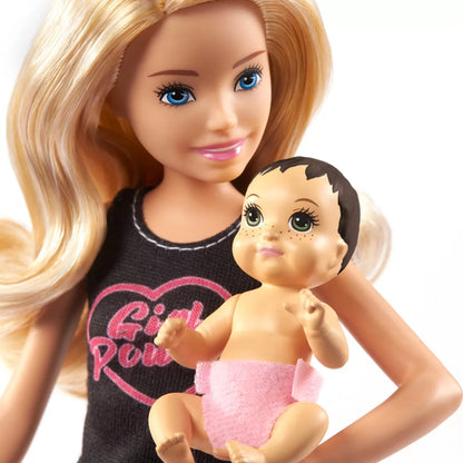 BARBIE PAPUSA SKIPPER FIRST JOBS BABYSITTER PAPUSA BLONDA, BARBIE - I CAN BE
