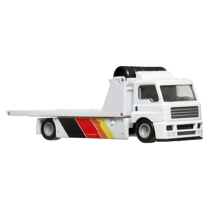 HOT WHEELS TRANSPORTATOR FLEET STREET CU MASINUTA TOYOTA OFF ROAD TRUCK SCARA 1:64, HOT WHEELS - VEHICULE