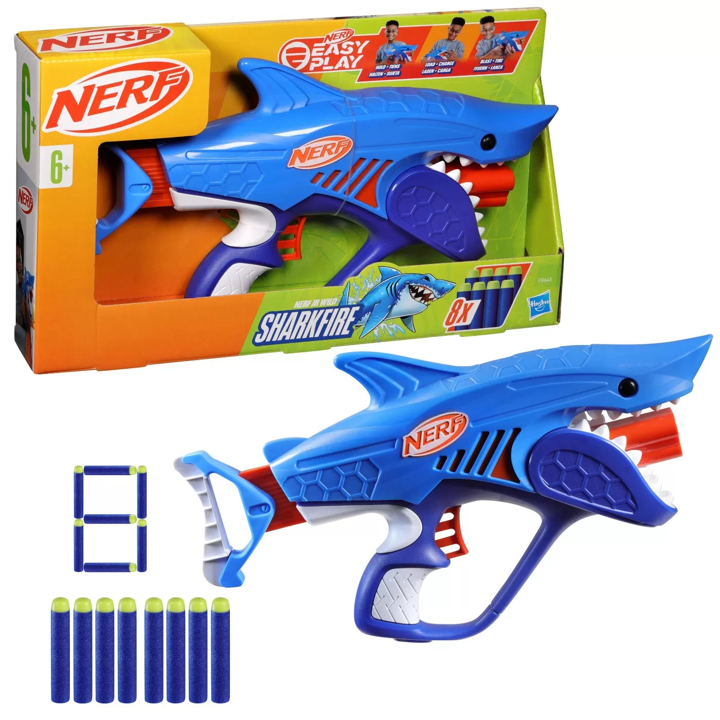 NERF BLASTER JR WILD SHARKFIRE, NERF