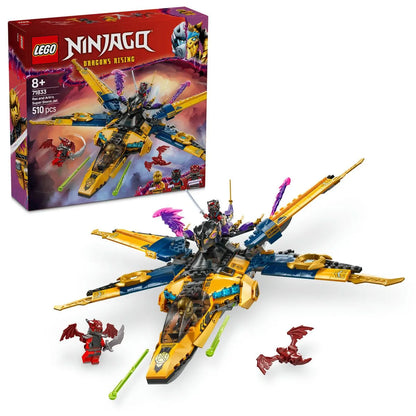 LEGO NINJAGO SUPERAVIONUL CU REACTIE AL LUI RAS SI ARIN 71833, LEGO NINJAGO