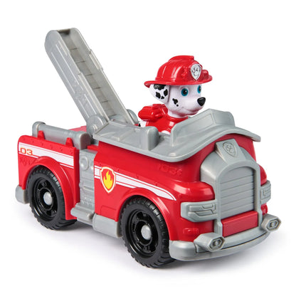 PATRULA CATELUSILOR SET VEHICUL DE BAZA MASINA DE POMPIERI SI FIGURINA MARSHALL, PATRULA CATELUSILOR