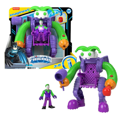 FISHER PRICE IMAGINEXT DC SUPER FRIENDS VEHICUL CU FIGURINA JOKER, FISHER PRICE - DC SUPER FRIENDS