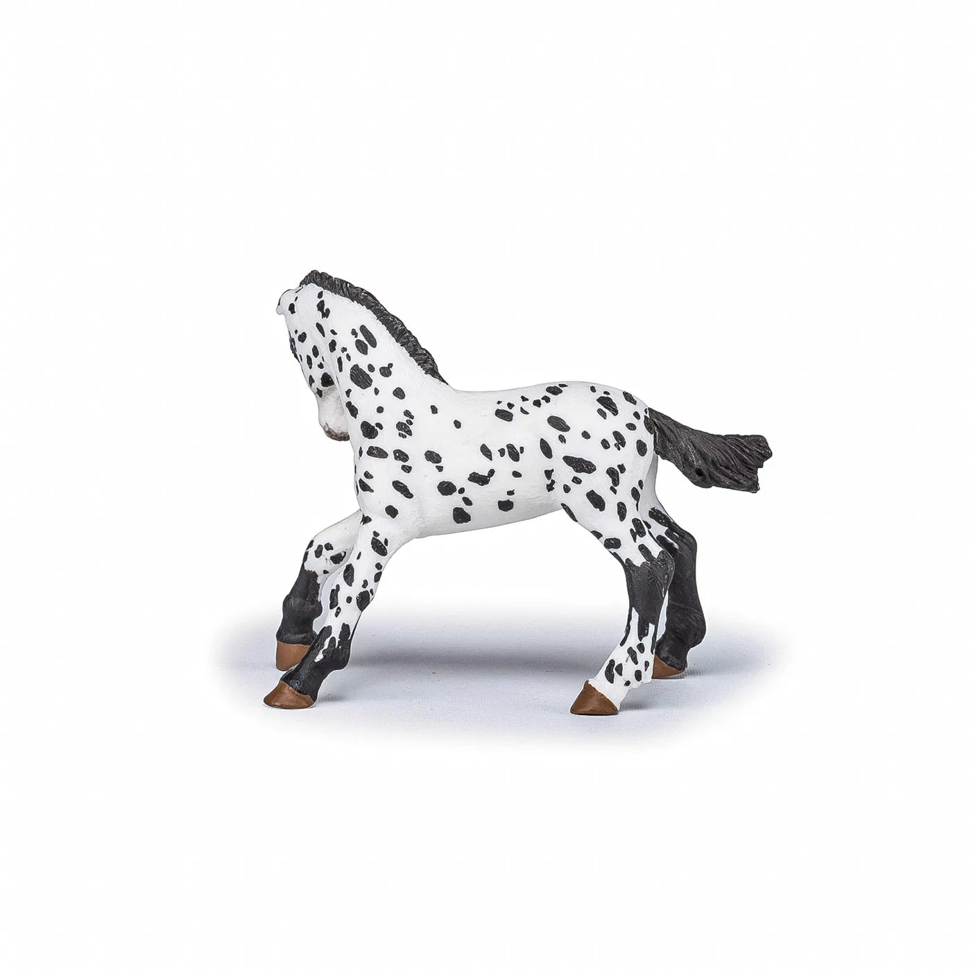 PAPO FIGURINA MANZ APPALOOSA NEGRU, RASE DE CAI SI PONEI