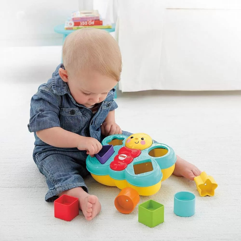 JUCARIE CU ACTIVITATI FLUTURAS CU FORME, FISHER PRICE - INFANT