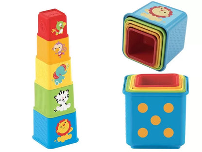 PIRAMIDA DIN CUBURI, FISHER PRICE - INFANT