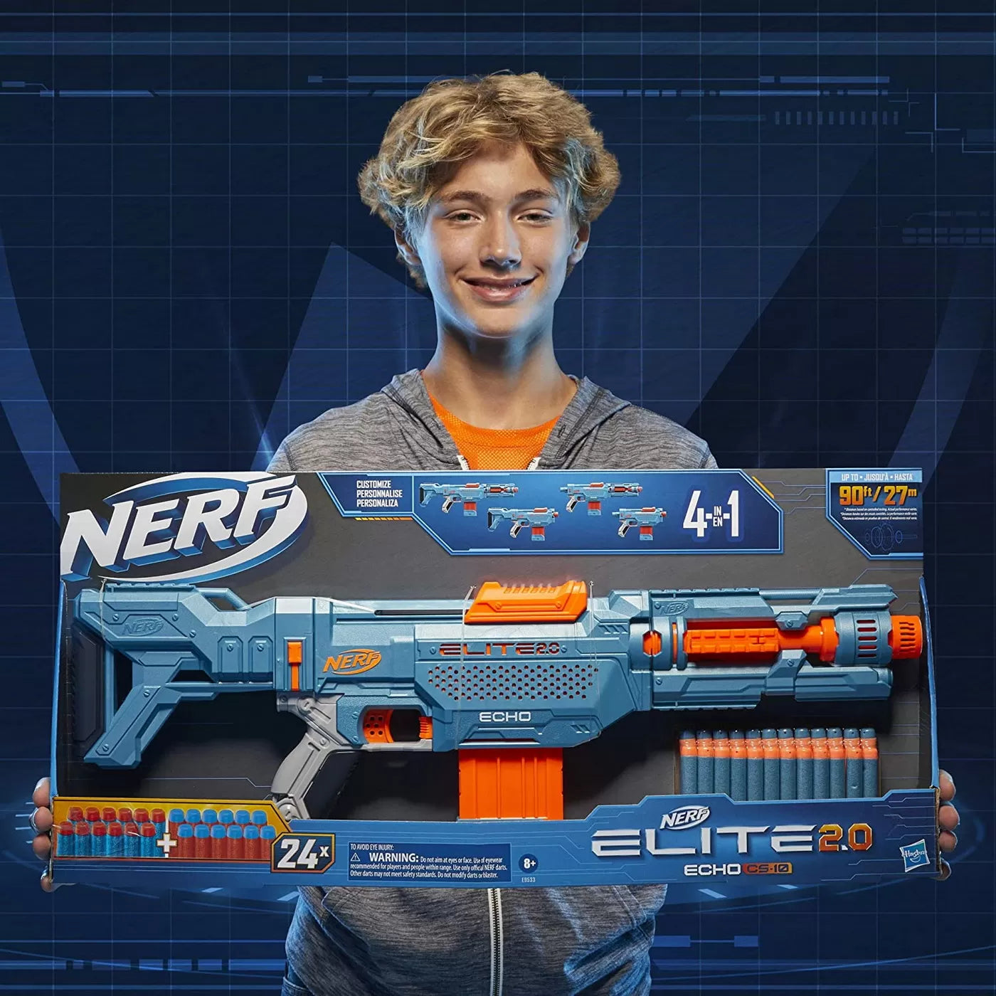 NERF BLASTER 2.0 ELITE ECHO CS-10, NERF