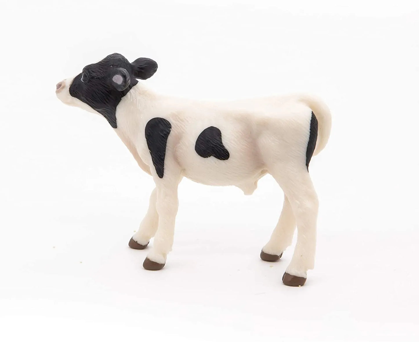PAPO FIGURINA VITEL ALB CU NEGRU, PRIETENII DE LA FERMA