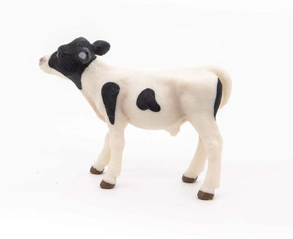 PAPO FIGURINA VITEL ALB CU NEGRU, PRIETENII DE LA FERMA