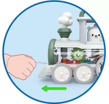 LOCOMOTIVA CU MECANISM STEAM, HOLA