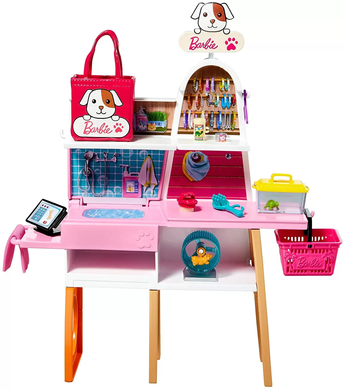 BARBIE SET DE JOACA MAGAZIN ACCESORII ANIMALUTE, BARBIE - ESTATE