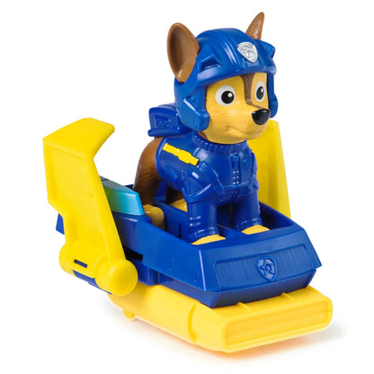 PATRULA CATELUSILOR ACTION PUPS SET VEHICUL DE SALVARE HOVERBOARD SI FIGURINA CHASE 5 CM, PATRULA CATELUSILOR
