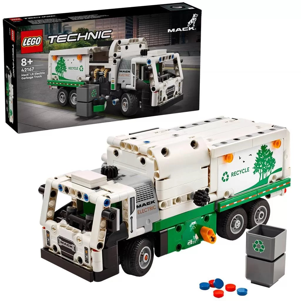 LEGO TECHNIC AUTOGUNOIERA MACK LR ELECTRIC 42167, LEGO TECHNIC