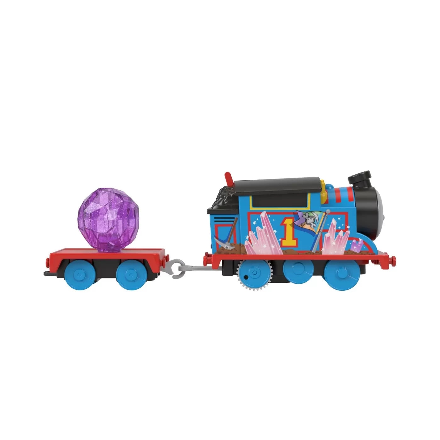 THOMAS SET DE JOACA CRYSTAL CAVES ADVENTURE CU LOCOMOTIVA MOTORIZATA THOMAS, THOMAS - THOMAS