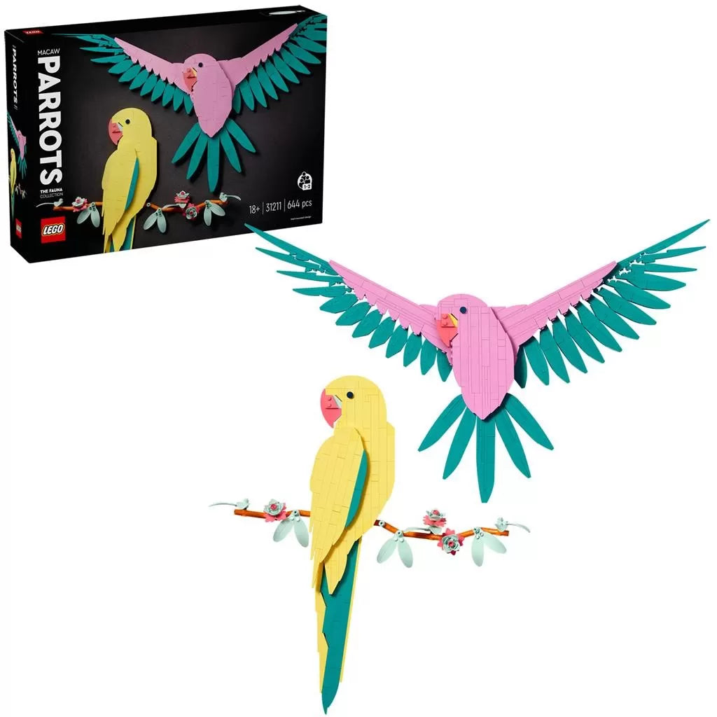 LEGO ART COLECTIA DE FAUNA   PAPAGALI ARA 31211, LEGO ART