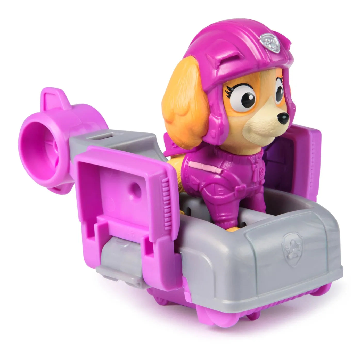 PATRULA CATELUSILOR ACTION PUPS SET VEHICUL DE SALVARE HOVERBOARD SI FIGURINA SKYE 5 CM, PATRULA CATELUSILOR