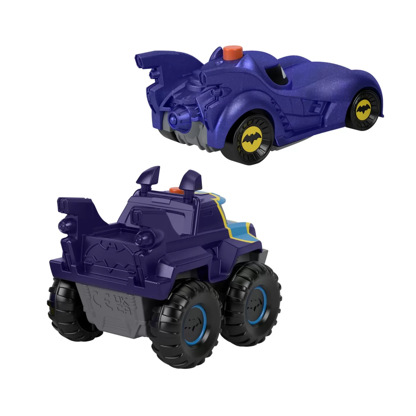 FISHER PRICE BATWHEELS SET 2 MASINUTE CU LUMINI SCARA 1:55, FISHER PRICE - BATWHEELS