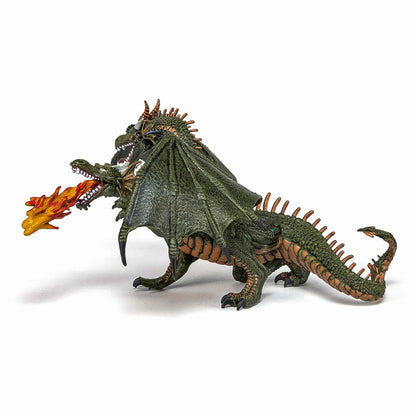 PAPO FIGURINA DRAGON CU 2 CAPETE, PERSONAJE MEDIEVALE FANTASTICE