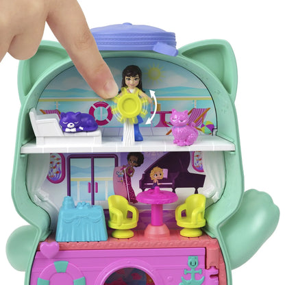 POLLY POCKET SET GENTUTA ANIMALUT PISICUTA MARINAR CU ACCESORII, POLLY POCKET