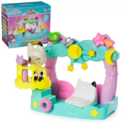 GABBYS DOLLHOUSE SET BALCON DECORAT A LUI PANDY PAWS, GABBYS DOLLHOUSE