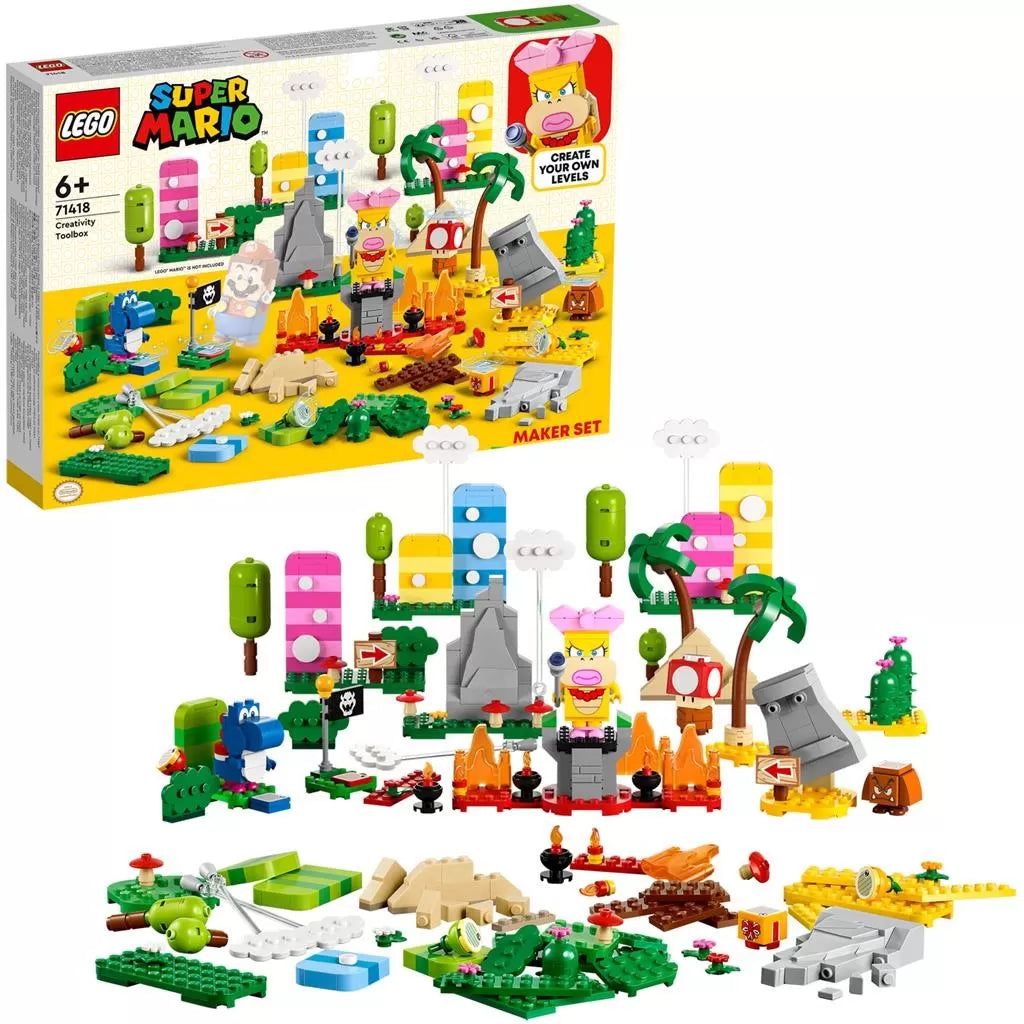 LEGO SUPER MARIO SET DE CREATOR CUTIA DE UNELTE PENTRU CREATIVITATE 71418, LEGO SUPER MARIO