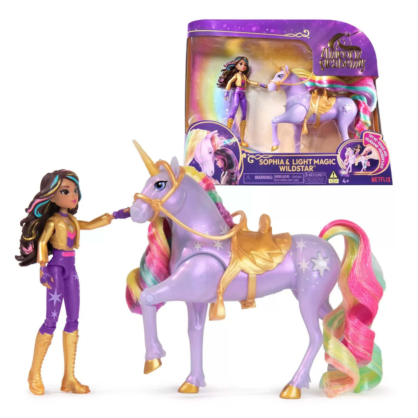 UNICORN ACADEMY SET PAPUSA SOPHIA SI UNICORNUL LIGHTSTAR, UNICORN ACADEMY