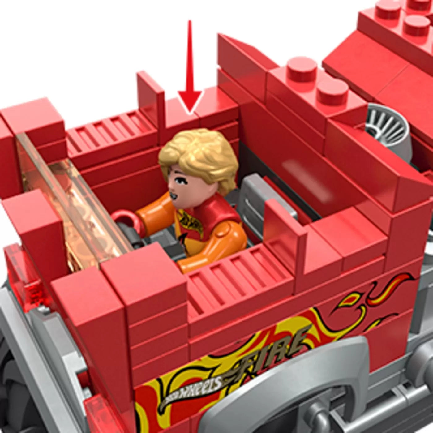 HOT WHEELS MONSTER TRUCK MEGA SET CONSTRUCTIE 5 ALARM, HOT WHEELS - MONSTER TRUCK
