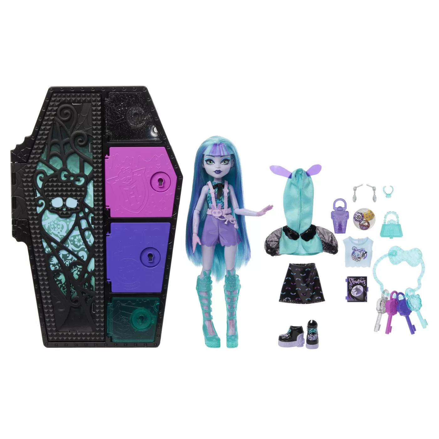 MONSTER HIGH NEON FRIGHTS PAPUSA TWYLA, MONSTER HIGH