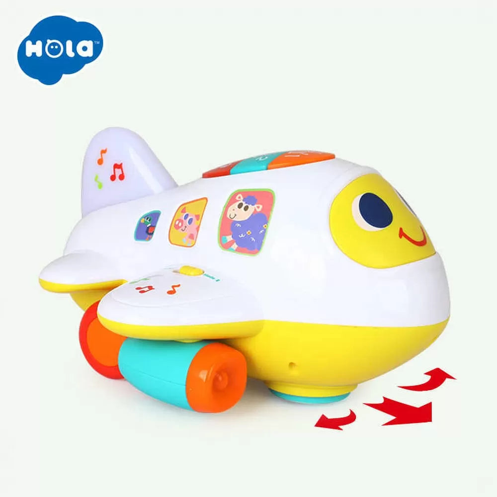 AVIONUL INTERACTIV CU SUNETE SI LUMINI, HOLA