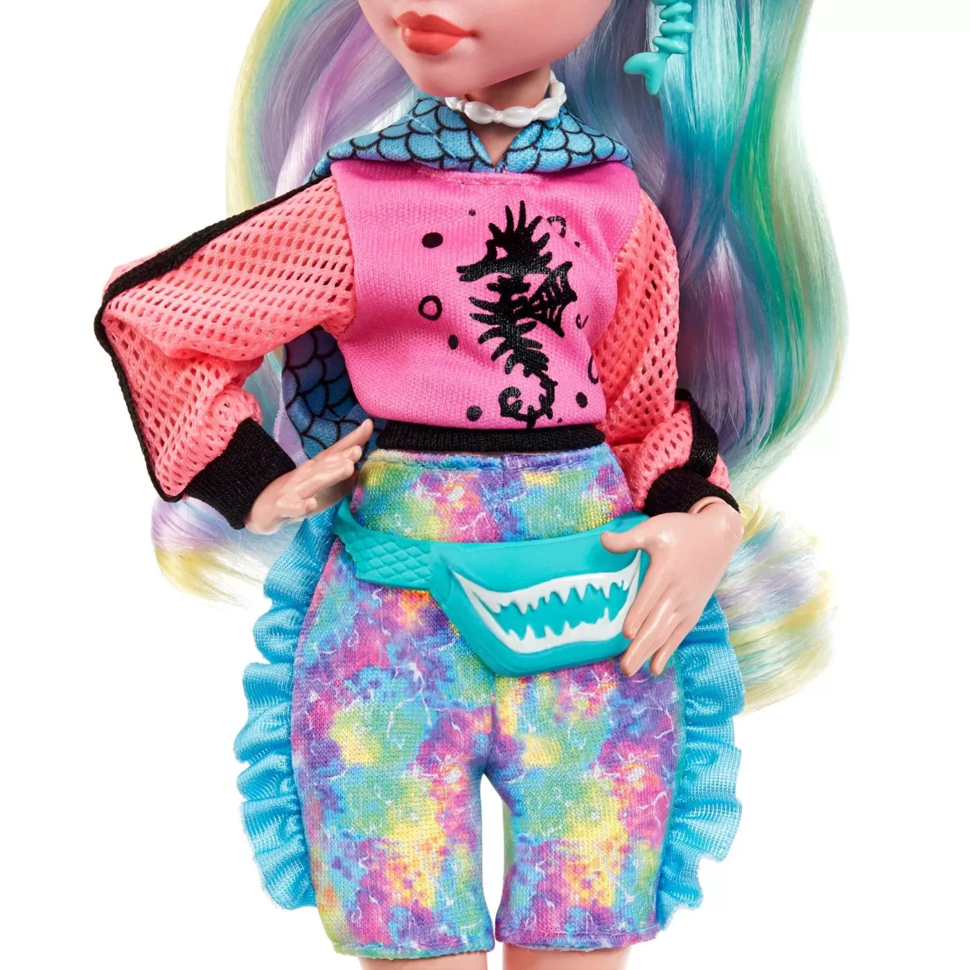 MONSTER HIGH PAPUSA LAGOONA BLUE CU ANIMALUT SI ACCESORII, MONSTER HIGH