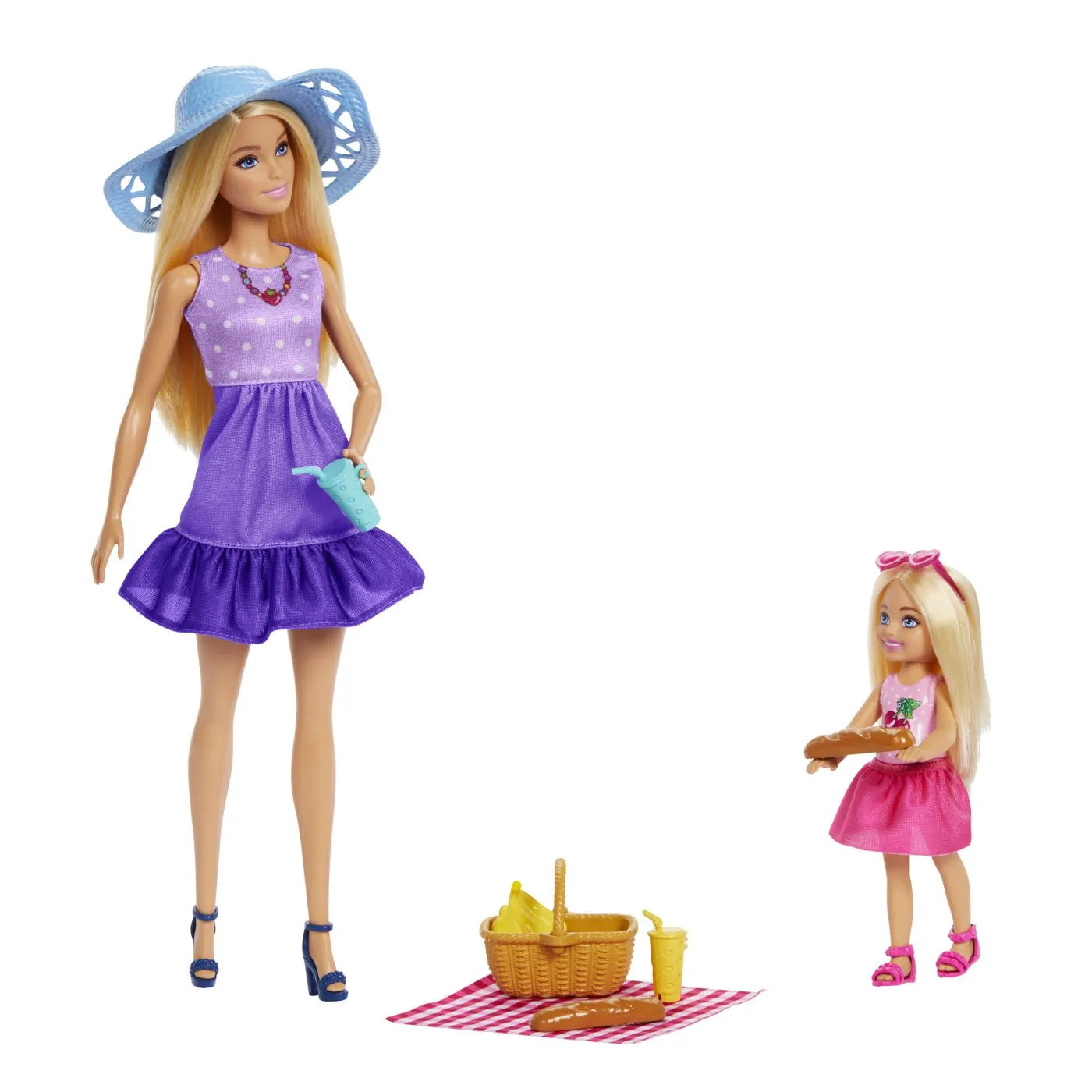 BARBIE FAMILY AND FRIENDS SET PAPUSA BARBIE SI PAPUSA CHELSEA, BARBIE - FASHIONISTAS