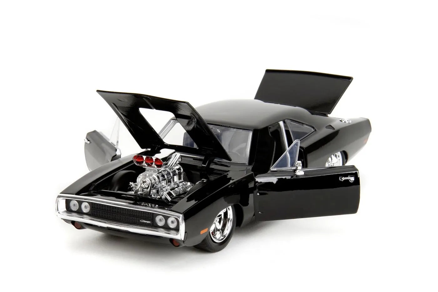 JADA FAST AND FURIOUS SET FIGURINA DOM SI MASINUTA METALICA DODGE CHARGER 1970 SCARA 1 LA 24, JADATOYS - FAST AND FURIOUS