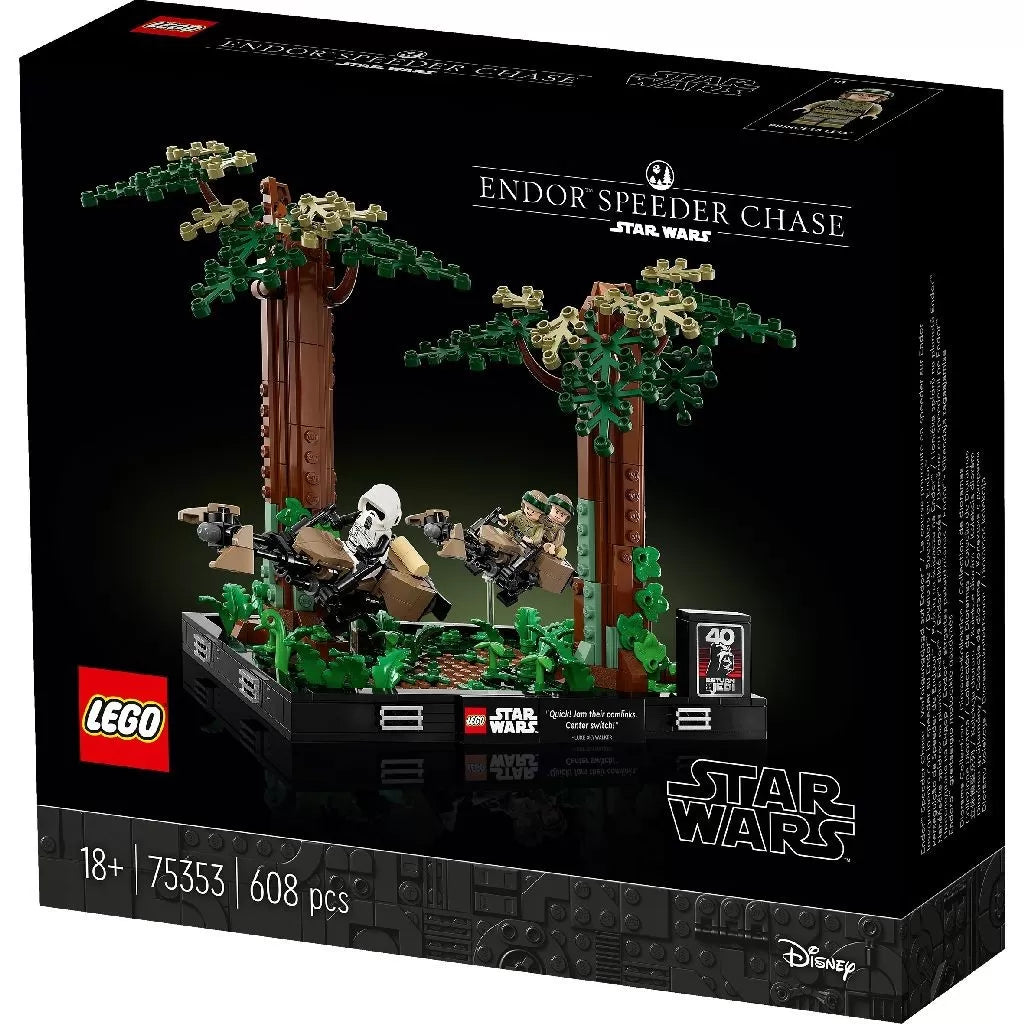 LEGO STAR WARS DIORAMA DE URMARIRE CU SPEEDERUL PE ENDOR 75353, LEGO STAR WARS TM