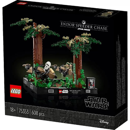 LEGO STAR WARS DIORAMA DE URMARIRE CU SPEEDERUL PE ENDOR 75353, LEGO STAR WARS TM