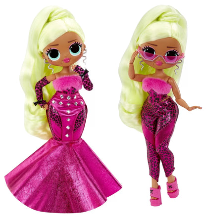 L.O.L. SURPRISE! OMG LADY DIVA PAPUSA FASHIONISTA CU ACCESORII, LOL SURPRISE