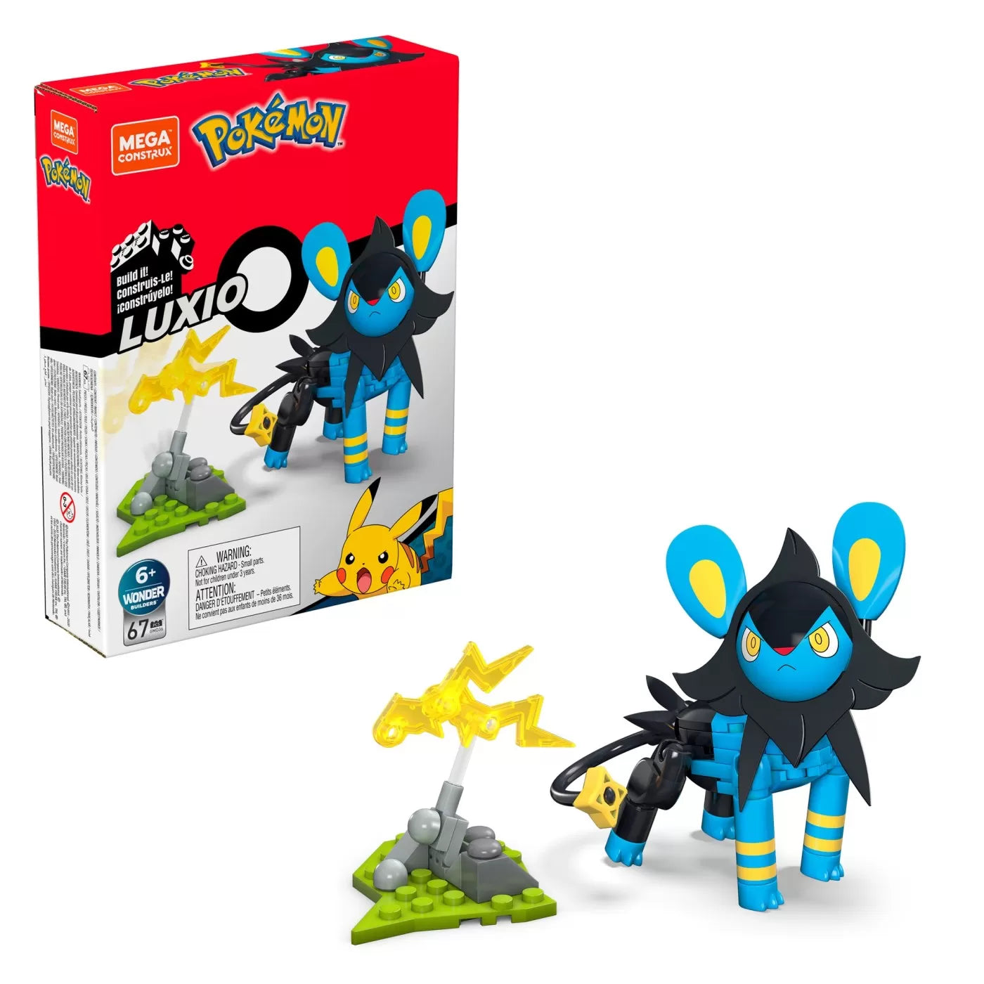 POKEMON MEGA CONSTRUX LUXIO, POKEMON