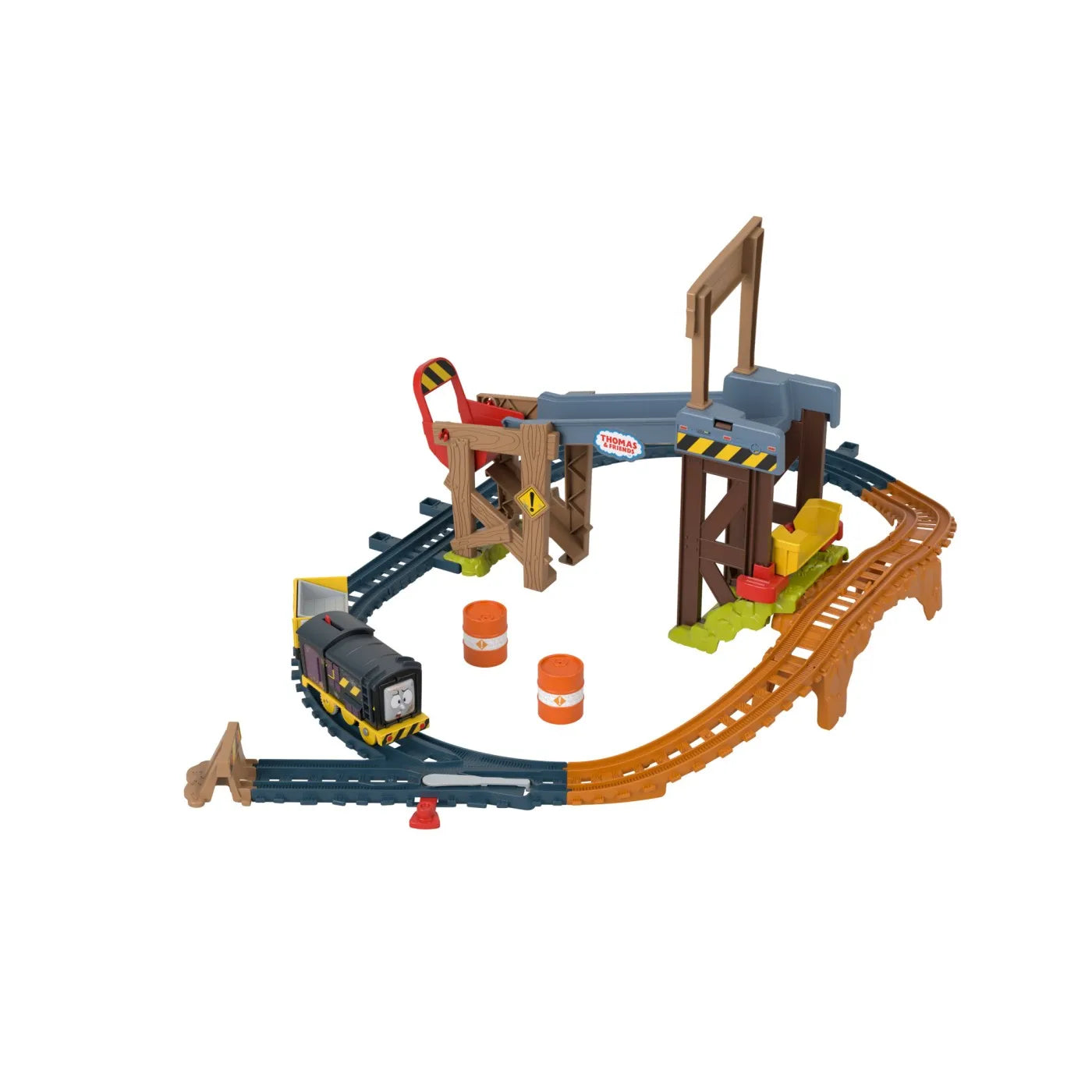 THOMAS SET DE CONSTRUCTIE RIDICA SI INCARCA MARFA CU DIESEL , THOMAS - THOMAS