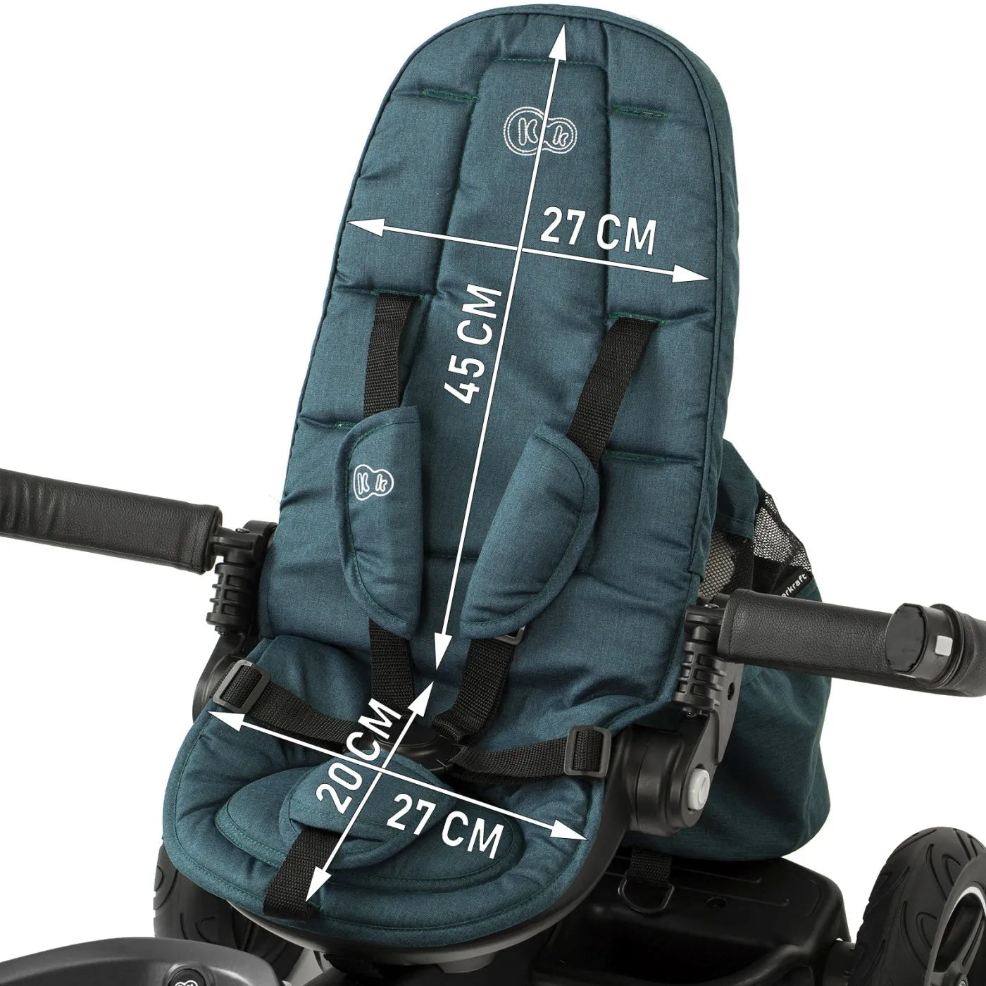 TRICICLETA KINDERKRAFT EASYTWIST, MIDNIGHT GREEN, KINDERKRAFT