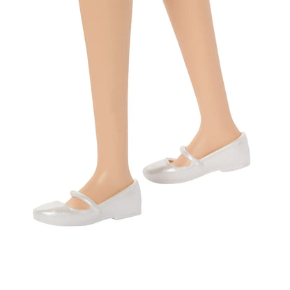 BARBIE PAPUSA BARBIE FASHIONISTAS BRUNETA CU ROCHIE ROZ IN CAROURI, BARBIE - FASHIONISTAS