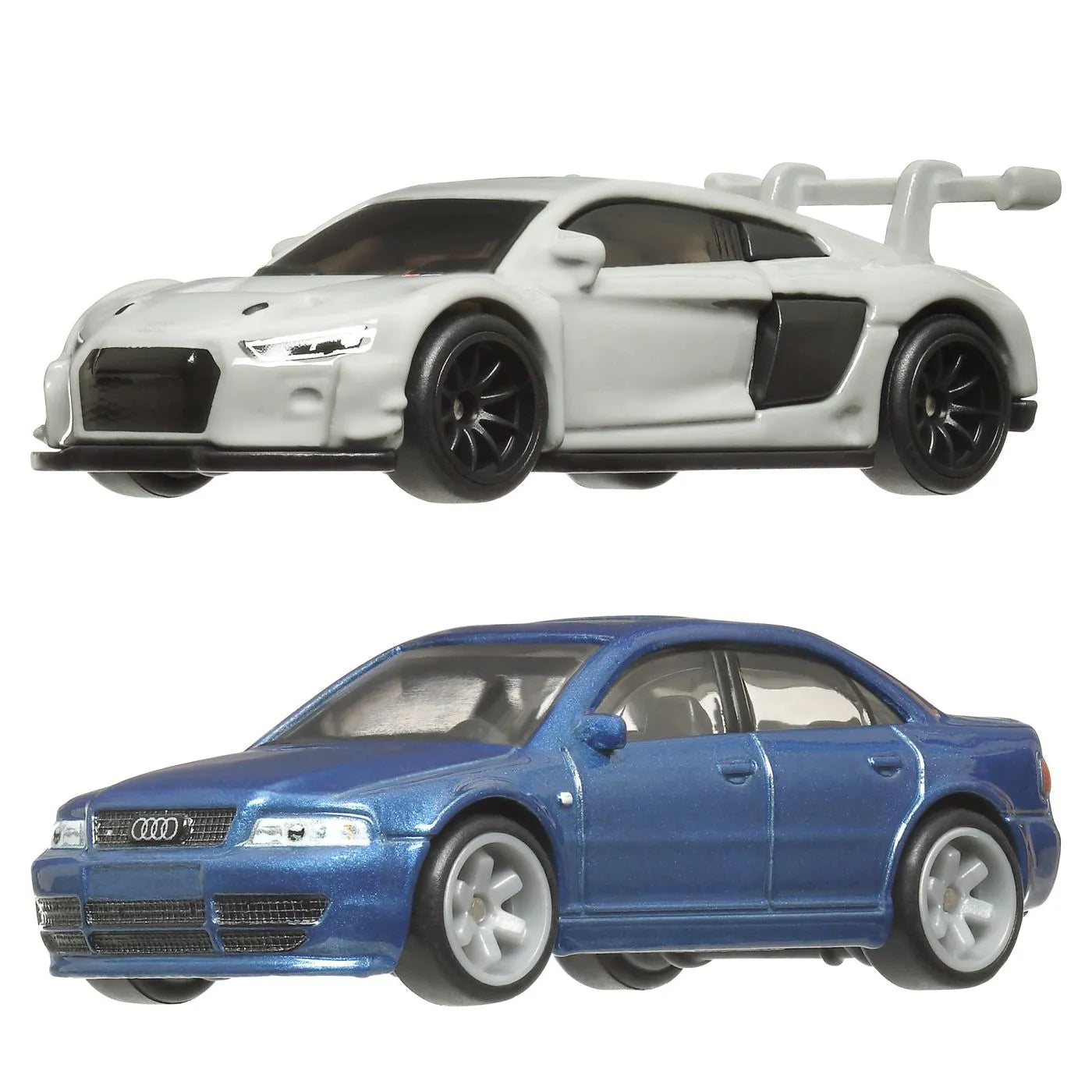 HOT WHEELS PREMIUM SET 2 MASINUTE METALICE AUDI S4 QUATTRO SI AUDI R8 LMS SCARA 1:64, HOT WHEELS - VEHICULE