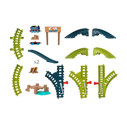 THOMAS SET DE JOACA CU LOCOMOTIVA PUSH ALONG THOMAS SI ACCESORII, THOMAS - THOMAS